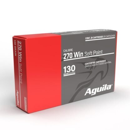 Aguila 270 Win. 130gr Soft Point 20/RD