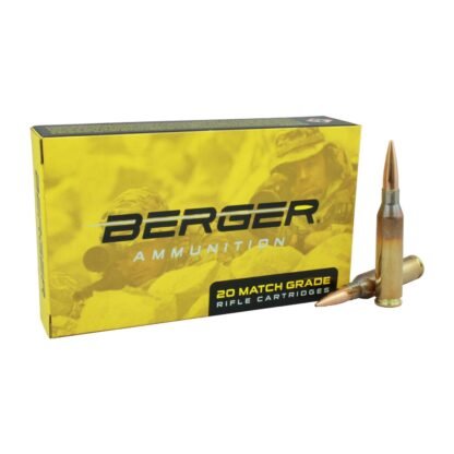 6mm Creedmoor 105gr Hybrid Target Match Grade Ammunition 20 Rounds