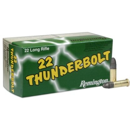 REMINGTON RIMFIRE THUNDERBOLT 22 LR HV 40GR RN AMMO 50RD