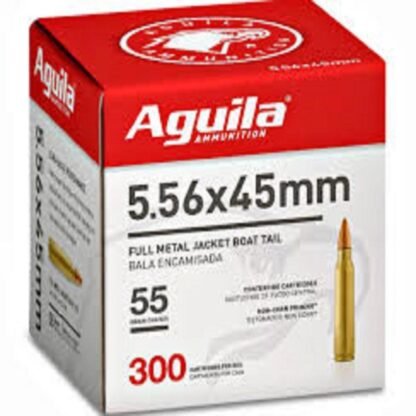 Aguila 5.56 FMJBT 55 GR BULK PACK 300/RD